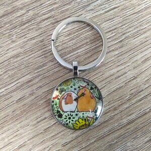 Guinea Pigs Keychain Keyring